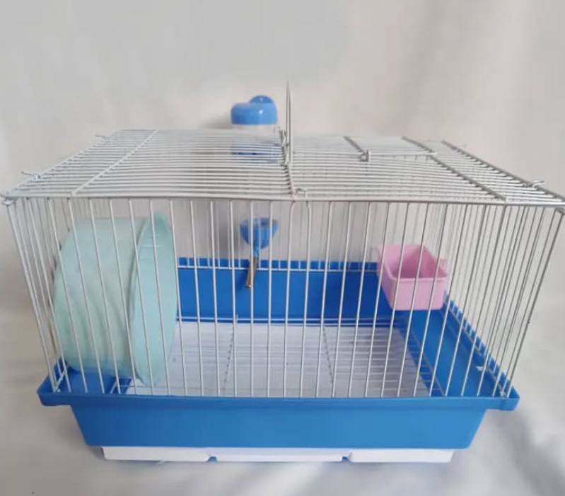 قفس همستر مدل Simple Blue | خانه‌ای ساده و کاربردی برای همستر شما